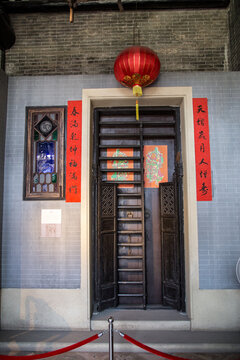 中式古宅大门及传统装饰