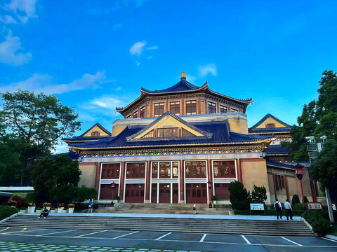 中式风格古建筑建筑景观