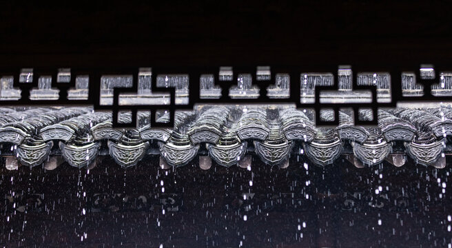 杭州郭庄雨帘