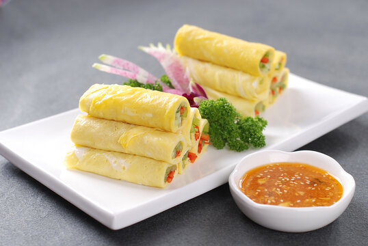 美味时蔬卷