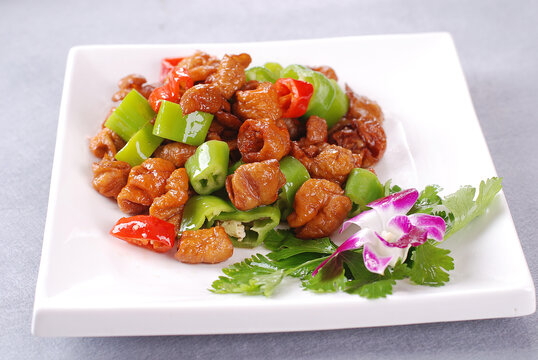 尖椒炒肥肠