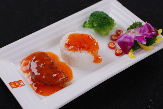 鲍汁鹅肝饭