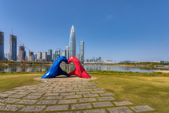 深圳湾后海人才公园风光