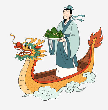 传统节日端午节屈原