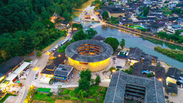 裕昌楼福建建筑民居土楼文化遗产