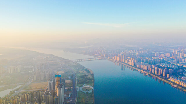 江西省吉安后河梦回庐陵景区夜景