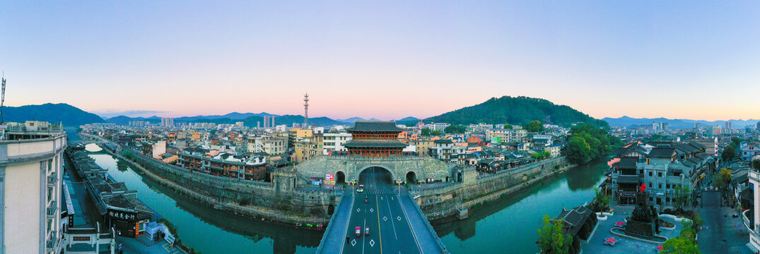 长汀五通古城门