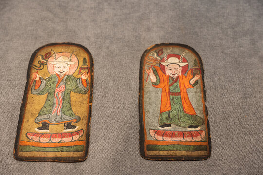民国神明祭司纸牌画