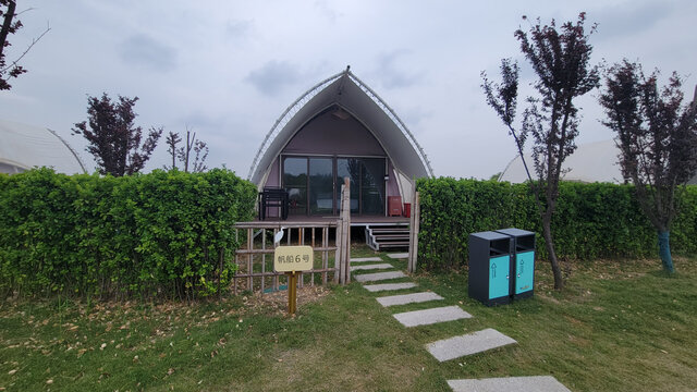 特色帐篷小屋景观