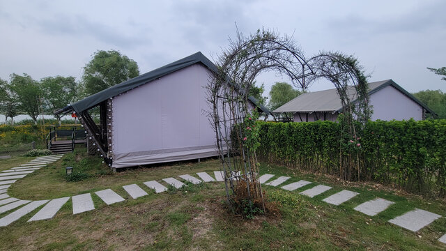 田园风精致户外度假小屋