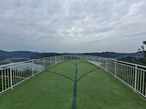 四川省自贡市荣县水韵茶乡观景平台