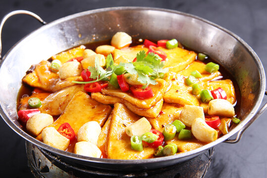 美味干锅千叶豆腐