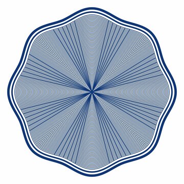 几何曲线花纹图案