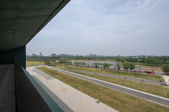河南安阳殷墟博物馆建筑环境