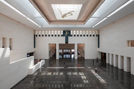 河南安阳殷墟博物馆建筑局部