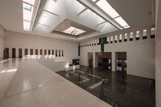 河南安阳殷墟博物馆建筑局部