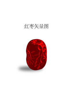 精美红枣矢量素材图