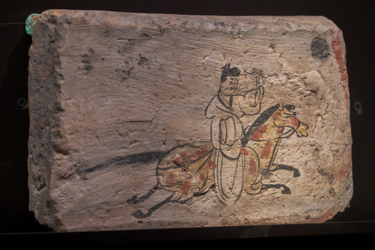 甘肃省博物馆藏汉代驿使图画像砖