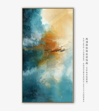 抽象油画
