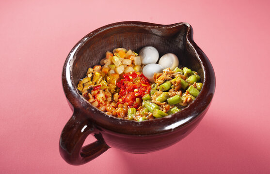 外婆菜豆角擂饭