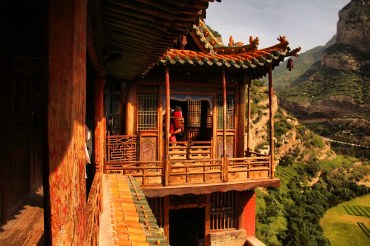 山间古建楼阁之独特景致