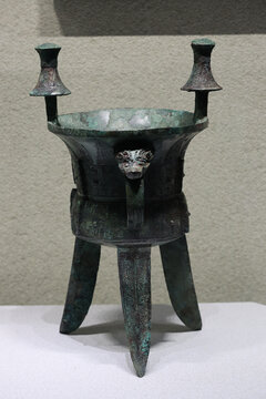 兽面纹斝