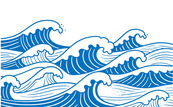 海浪翻腾