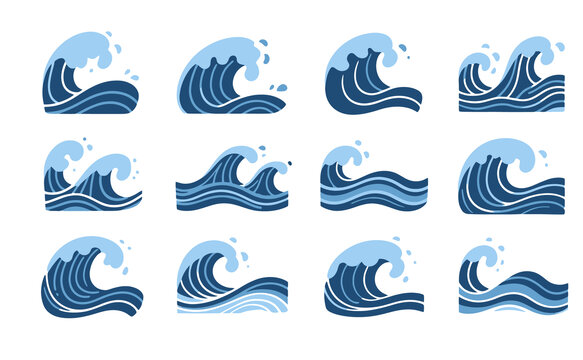 海浪纹理