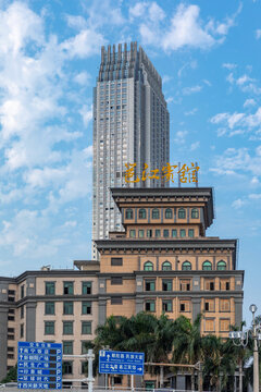 南宁城市高楼与特色建筑景观