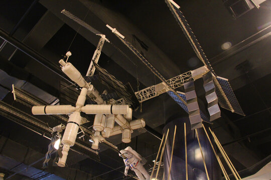 航天空间站模型展示