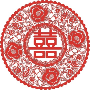 喜字贴