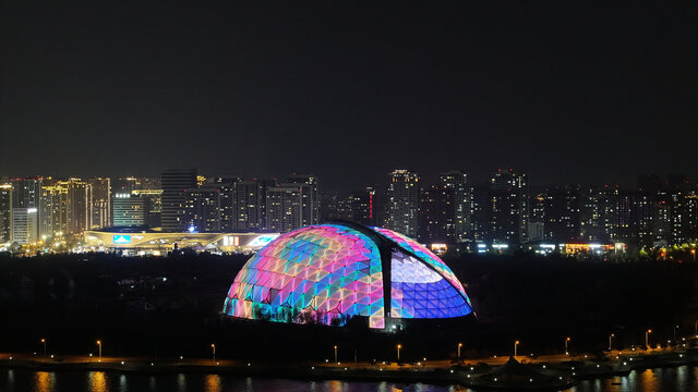 青岛东方伊甸园夜景