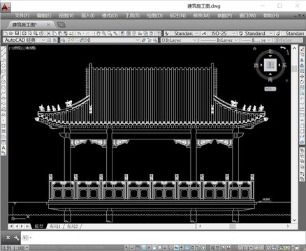 水榭建筑CAD施工图