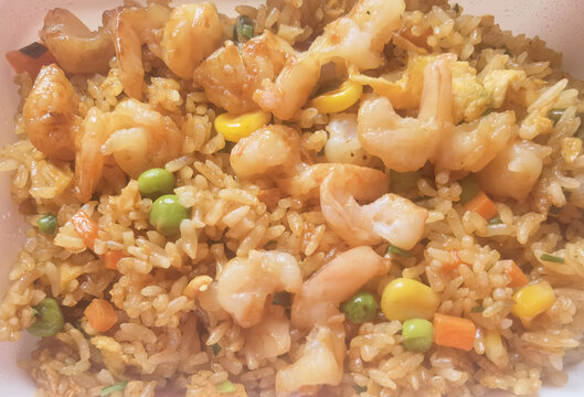 虾仁炒饭