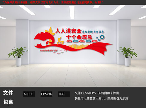 安全生产月文化墙设计