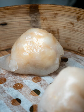 晶莹剔透的美味虾饺