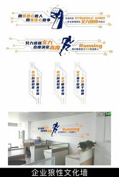 企业励志奋斗文化墙