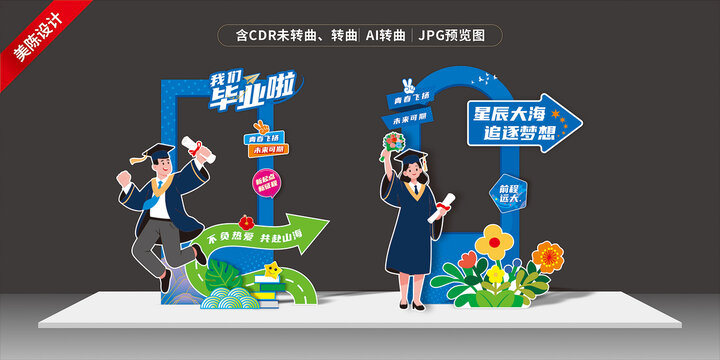 毕业主题美陈设计