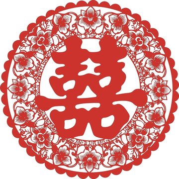 结婚窗花