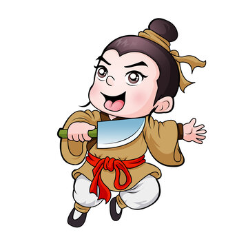 菜园子张青卡通