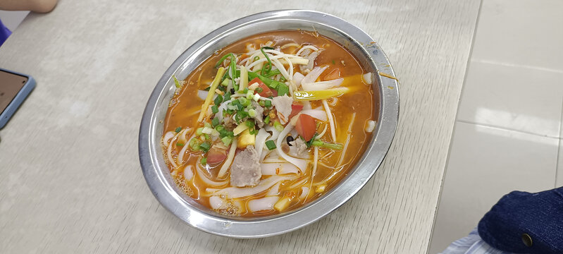 瘦肉老友粉不辣