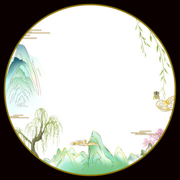 手绘春天
