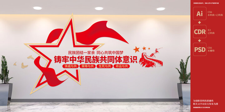民族团结一家亲标语文化墙