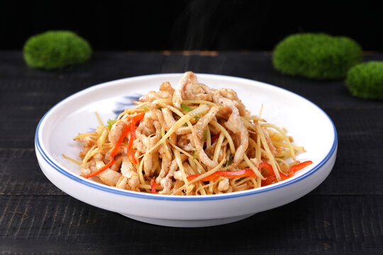 仔姜肉丝