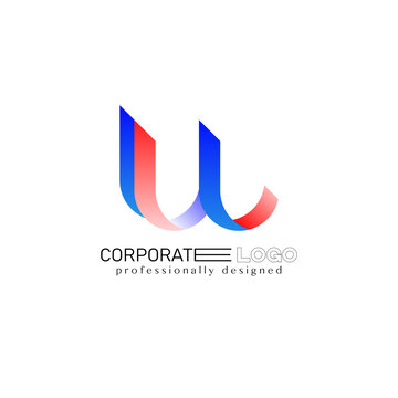 创意U字母企业标志设计