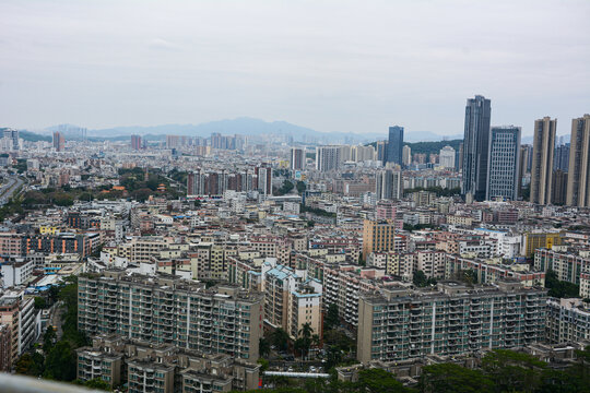深圳龙岗城市俯瞰