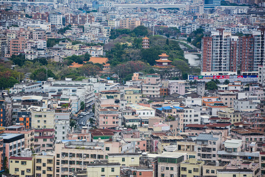 城市景观中的传统建筑