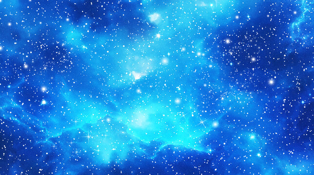 蓝色星空背景