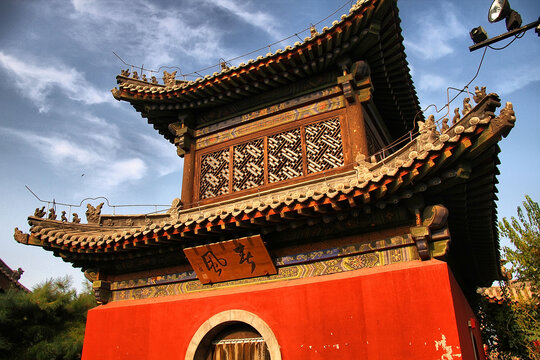 中式古建筑精致一角