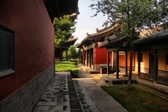 古色古香的中式庭院景致